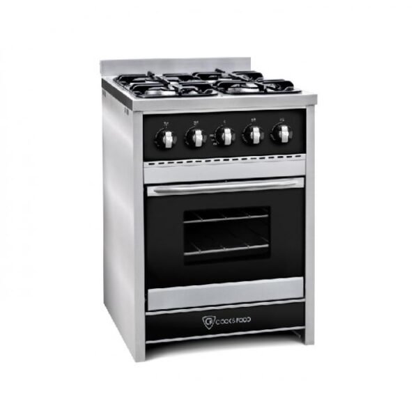Cocina Acero Inox Corbelli Chiara 60 Negra