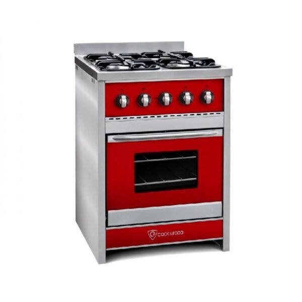 Cocina Acero Inox Corbelli Chiara 60 Roja