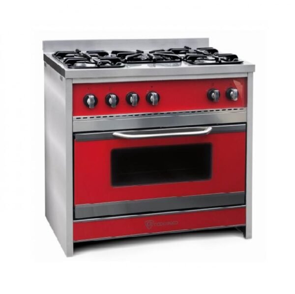 Cocina Acero Inox Corbelli Chiara 90 Roja