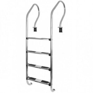 Escalera Confort 4 Peldaños Acero Vulcano
