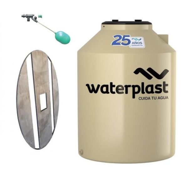 Tanque Tricapa Waterplast 750 L c/base