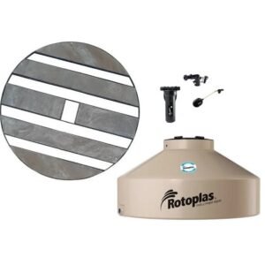 Tanque Rotoplas 1000 Lts Cuatricapa Flat con Base