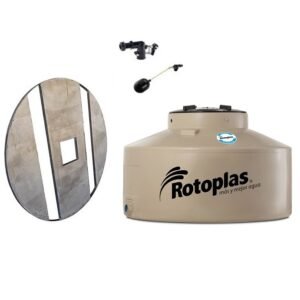 Tanque Rotoplas 500 Lts Cuatricapa Flat con base