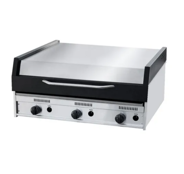 Parrilla Acero Inox Corbelli CFP 90 con Tapa